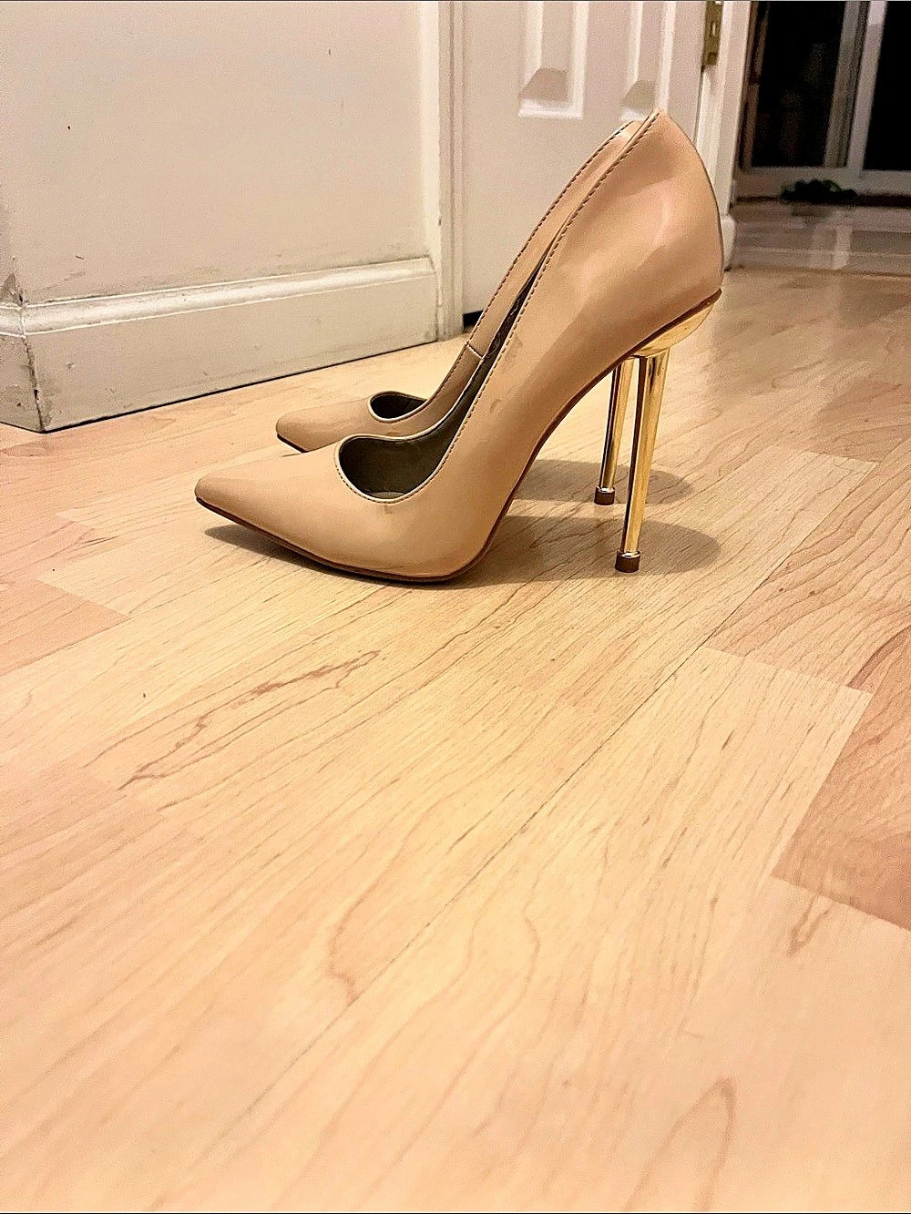 FASHION NOVA Pointed-Toe Stiletto Heels in Brown